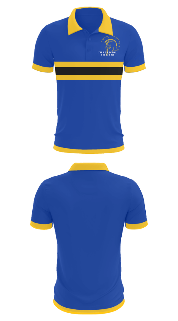 Short Sleeve Performance Polo, Fife High School Basketball, Women's Basketball, Teamtime, Team time, sublimation, custom sports apparel, team uniforms, spirit wear, spiritwear, sports uniforms, custom shirts, team store, custom team store, fundraiser sports, apparel fundraiser
