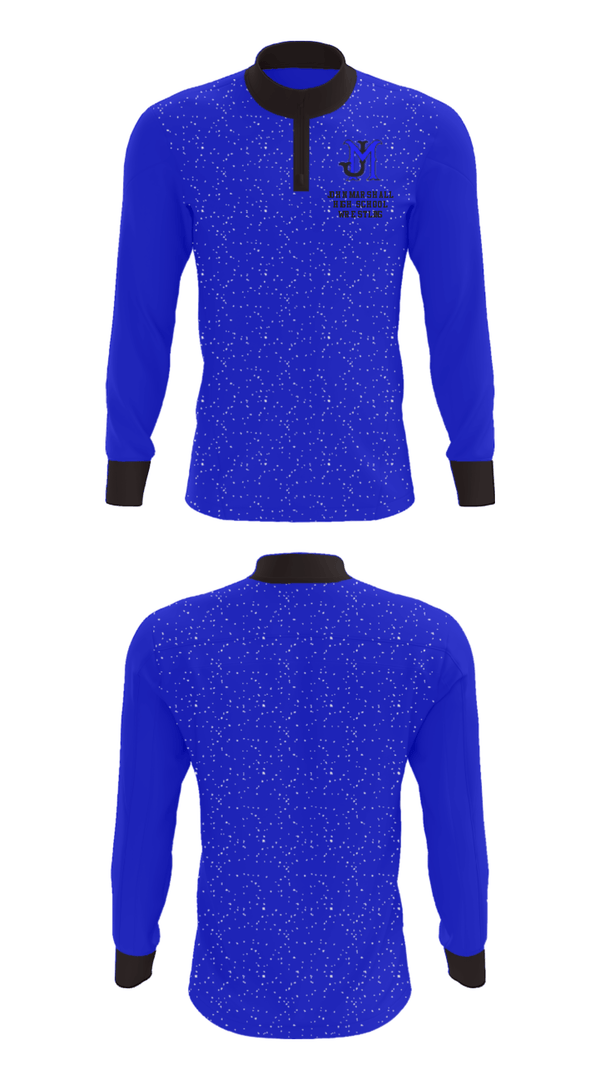 Quarter Zip Jacket, John Marshall High School Wrestling, Wrestling, Teamtime, Team time, sublimation, custom sports apparel, team uniforms, spirit wear, spiritwear, sports uniforms, custom shirts, team store, custom team store, fundraiser sports, apparel fundraiser