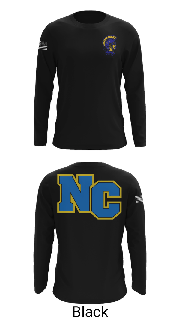 Long Sleeve Performance Shirt, North County Middle School Basketball, Women's Basketball, Teamtime, Team time, sublimation, custom sports apparel, team uniforms, spirit wear, spiritwear, sports uniforms, custom shirts, team store, custom team store, fundraiser sports, apparel fundraiser