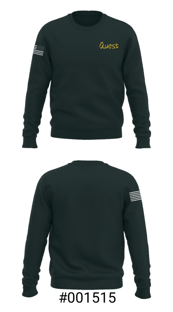 Crew Neck Sweatshirt, Quest, , Teamtime, Team time, sublimation, custom sports apparel, team uniforms, spirit wear, spiritwear, sports uniforms, custom shirts, team store, custom team store, fundraiser sports, apparel fundraiser