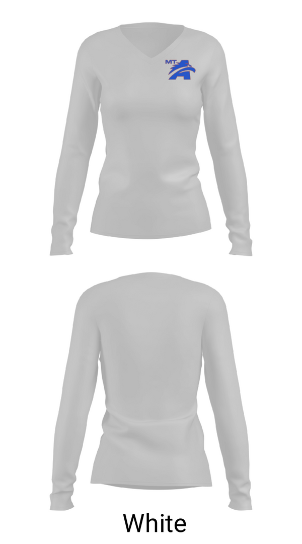 Women's Long Sleeve Vneck Shirt, Mt Ararat High School Swimming, Swimming, Teamtime, Team time, sublimation, custom sports apparel, team uniforms, spirit wear, spiritwear, sports uniforms, custom shirts, team store, custom team store, fundraiser sports, apparel fundraiser