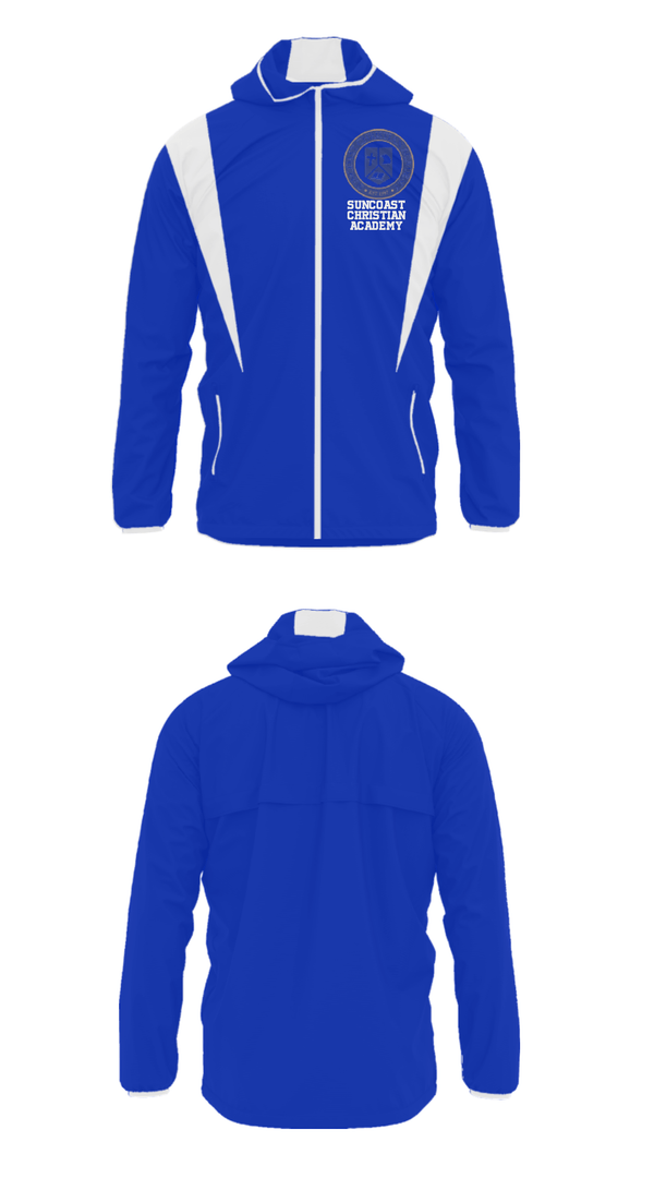Windbreaker, Suncoast Christian Academy, Spirit Store, Teamtime, Team time, sublimation, custom sports apparel, team uniforms, spirit wear, spiritwear, sports uniforms, custom shirts, team store, custom team store, fundraiser sports, apparel fundraiser