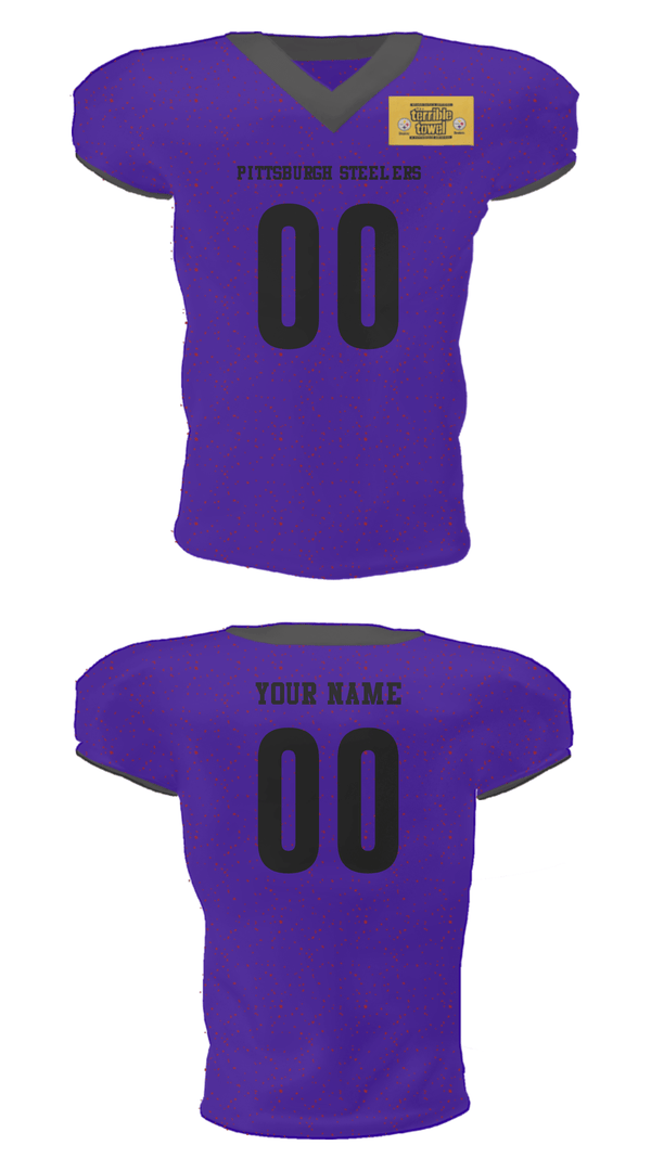 Football Jersey, Pittsburgh Steelers, Football, Teamtime, Team time, sublimation, custom sports apparel, team uniforms, spirit wear, spiritwear, sports uniforms, custom shirts, team store, custom team store, fundraiser sports, apparel fundraiser