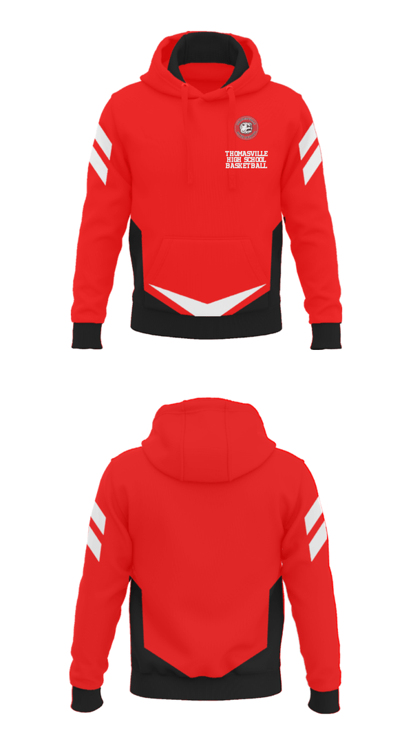 Hoodie, Thomasville High School Basketball, Women's Basketball, Teamtime, Team time, sublimation, custom sports apparel, team uniforms, spirit wear, spiritwear, sports uniforms, custom shirts, team store, custom team store, fundraiser sports, apparel fundraiser