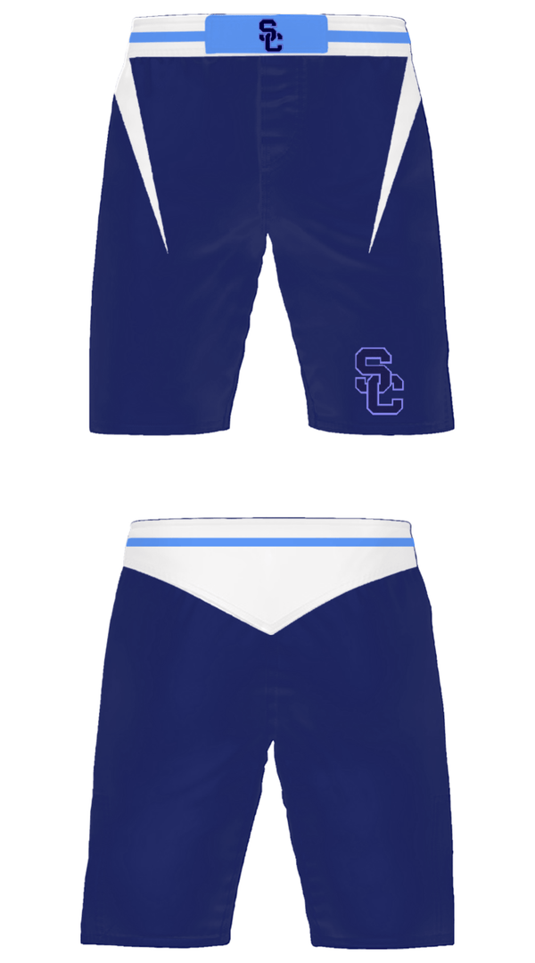 Fight Shorts, Scott Community High School Wrestling, Wrestling, Teamtime, Team time, sublimation, custom sports apparel, team uniforms, spirit wear, spiritwear, sports uniforms, custom shirts, team store, custom team store, fundraiser sports, apparel fundraiser
