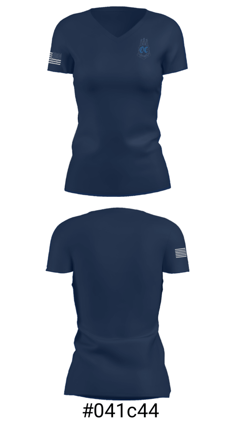 Women's Short Sleeve Vneck Shirt, Oil City Area Middle School, Spirit Store, Teamtime, Team time, sublimation, custom sports apparel, team uniforms, spirit wear, spiritwear, sports uniforms, custom shirts, team store, custom team store, fundraiser sports, apparel fundraiser