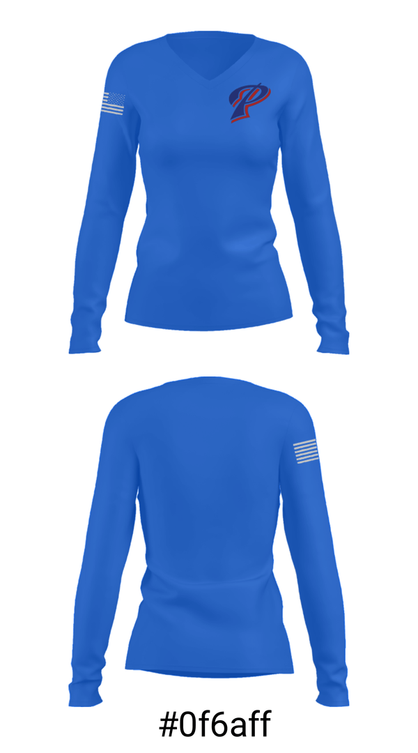Women's Long Sleeve Vneck Shirt, Pascagoula Track and Field, Track & Field, Teamtime, Team time, sublimation, custom sports apparel, team uniforms, spirit wear, spiritwear, sports uniforms, custom shirts, team store, custom team store, fundraiser sports, apparel fundraiser
