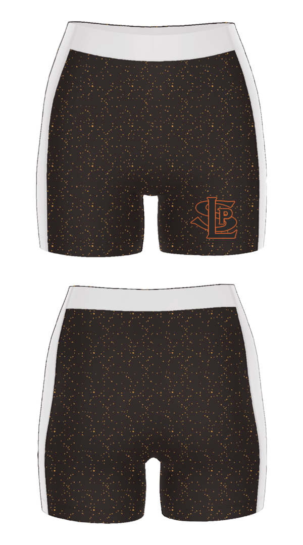 Women's Compression Shorts, SLP High School Gymnastics, Spirit Store, Teamtime, Team time, sublimation, custom sports apparel, team uniforms, spirit wear, spiritwear, sports uniforms, custom shirts, team store, custom team store, fundraiser sports, apparel fundraiser