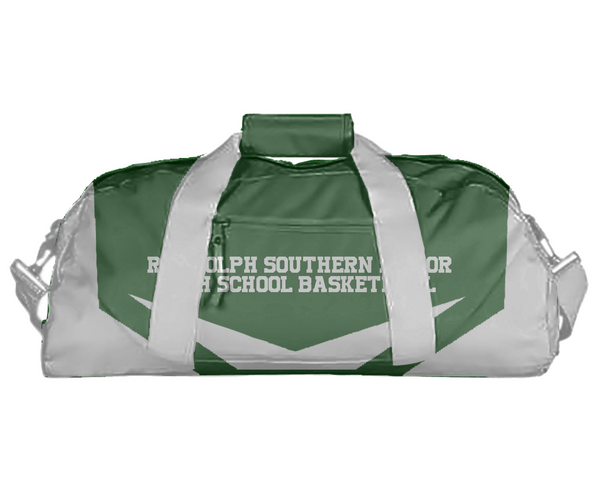 Duffle Bag, Randolph Southern Senior High School Basketball, Men's Basketball, Teamtime, Team time, sublimation, custom sports apparel, team uniforms, spirit wear, spiritwear, sports uniforms, custom shirts, team store, custom team store, fundraiser sports, apparel fundraiser