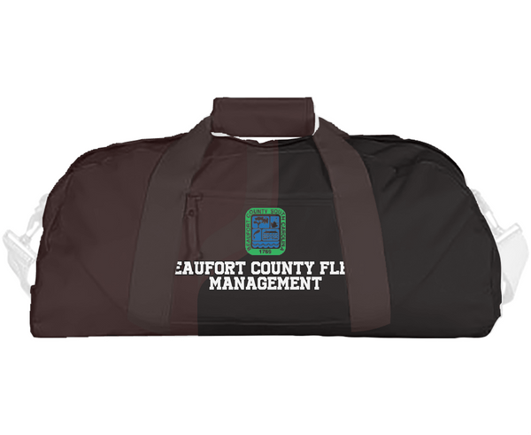 Duffle Bag, Beaufort County Fleet Management, , Teamtime, Team time, sublimation, custom sports apparel, team uniforms, spirit wear, spiritwear, sports uniforms, custom shirts, team store, custom team store, fundraiser sports, apparel fundraiser