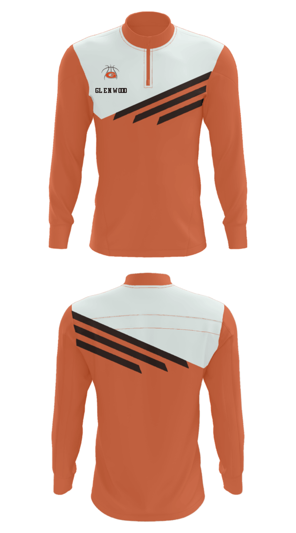 Quarter Zip Jacket, Glenwood, Men's Basketball, Teamtime, Team time, sublimation, custom sports apparel, team uniforms, spirit wear, spiritwear, sports uniforms, custom shirts, team store, custom team store, fundraiser sports, apparel fundraiser