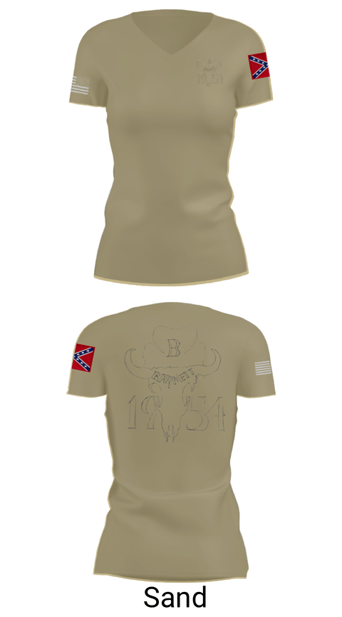 Women's Short Sleeve Vneck Shirt, GOD'S GANGSTER'SBarnetts, Marines, Teamtime, Team time, sublimation, custom sports apparel, team uniforms, spirit wear, spiritwear, sports uniforms, custom shirts, team store, custom team store, fundraiser sports, apparel fundraiser
