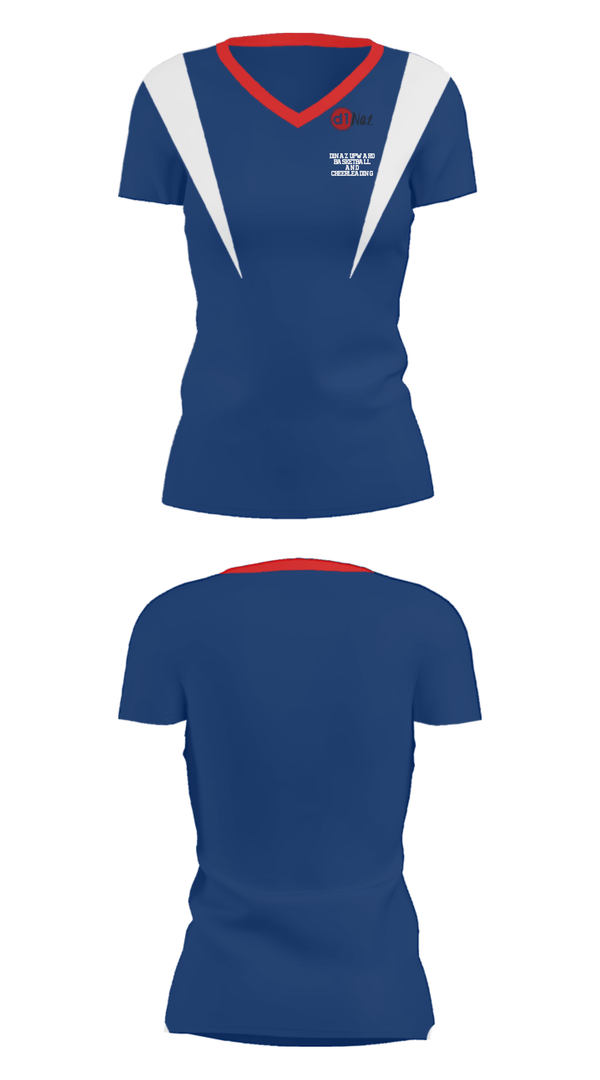 Women's Short Sleeve Vneck Shirt, D1Naz Upward Basketball And Cheerleading, Men's Basketball, Teamtime, Team time, sublimation, custom sports apparel, team uniforms, spirit wear, spiritwear, sports uniforms, custom shirts, team store, custom team store, fundraiser sports, apparel fundraiser