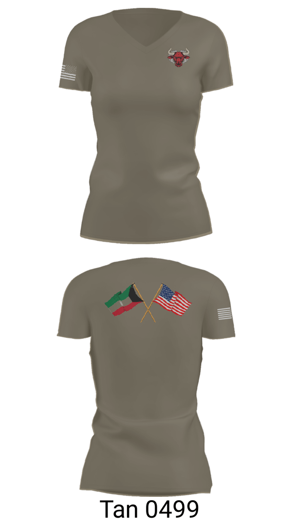 Women's Short Sleeve Vneck Shirt, 802 OD, Army, Teamtime, Team time, sublimation, custom sports apparel, team uniforms, spirit wear, spiritwear, sports uniforms, custom shirts, team store, custom team store, fundraiser sports, apparel fundraiser