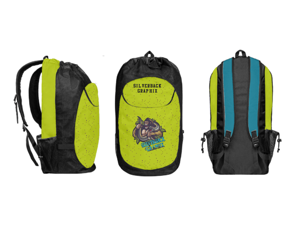 Gear Bag, Silverback Graphix, , Teamtime, Team time, sublimation, custom sports apparel, team uniforms, spirit wear, spiritwear, sports uniforms, custom shirts, team store, custom team store, fundraiser sports, apparel fundraiser