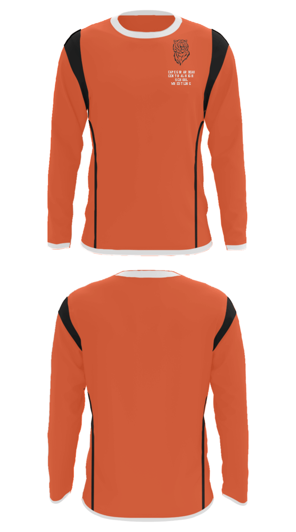 Long Sleeve Performance Shirt, Cape Girardeau Central High School Wrestling, Wrestling, Teamtime, Team time, sublimation, custom sports apparel, team uniforms, spirit wear, spiritwear, sports uniforms, custom shirts, team store, custom team store, fundraiser sports, apparel fundraiser