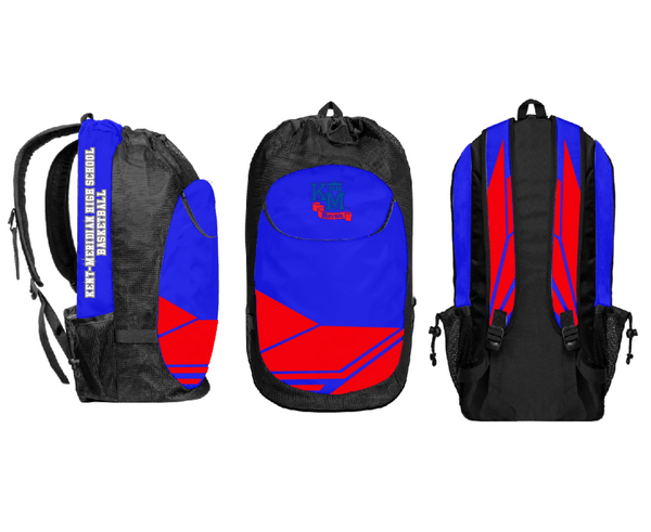 Gear Bag, Kent-Meridian High School Basketball, Men's Basketball, Teamtime, Team time, sublimation, custom sports apparel, team uniforms, spirit wear, spiritwear, sports uniforms, custom shirts, team store, custom team store, fundraiser sports, apparel fundraiser