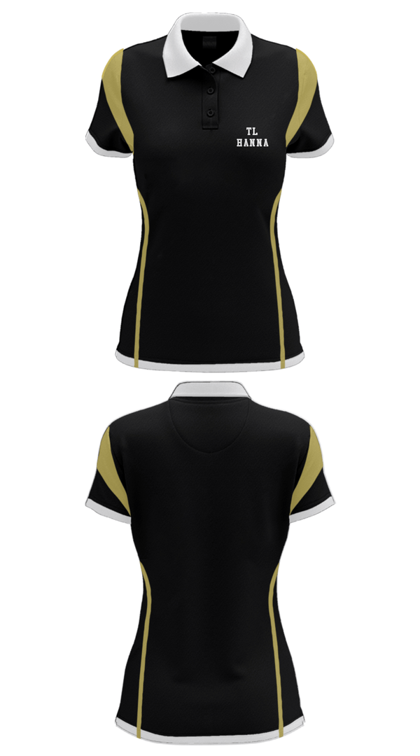 Women's Short Sleeve Performance Polo, TL Hanna, Women's Lacrosse, Teamtime, Team time, sublimation, custom sports apparel, team uniforms, spirit wear, spiritwear, sports uniforms, custom shirts, team store, custom team store, fundraiser sports, apparel fundraiser