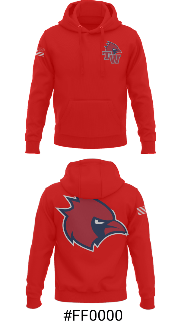 Hoodie, Thomas Worthington High School Basketball, Women's Basketball, Teamtime, Team time, sublimation, custom sports apparel, team uniforms, spirit wear, spiritwear, sports uniforms, custom shirts, team store, custom team store, fundraiser sports, apparel fundraiser