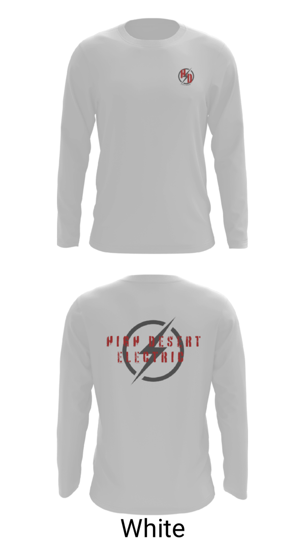 Long Sleeve Performance Shirt, High Desert Electric, , Teamtime, Team time, sublimation, custom sports apparel, team uniforms, spirit wear, spiritwear, sports uniforms, custom shirts, team store, custom team store, fundraiser sports, apparel fundraiser