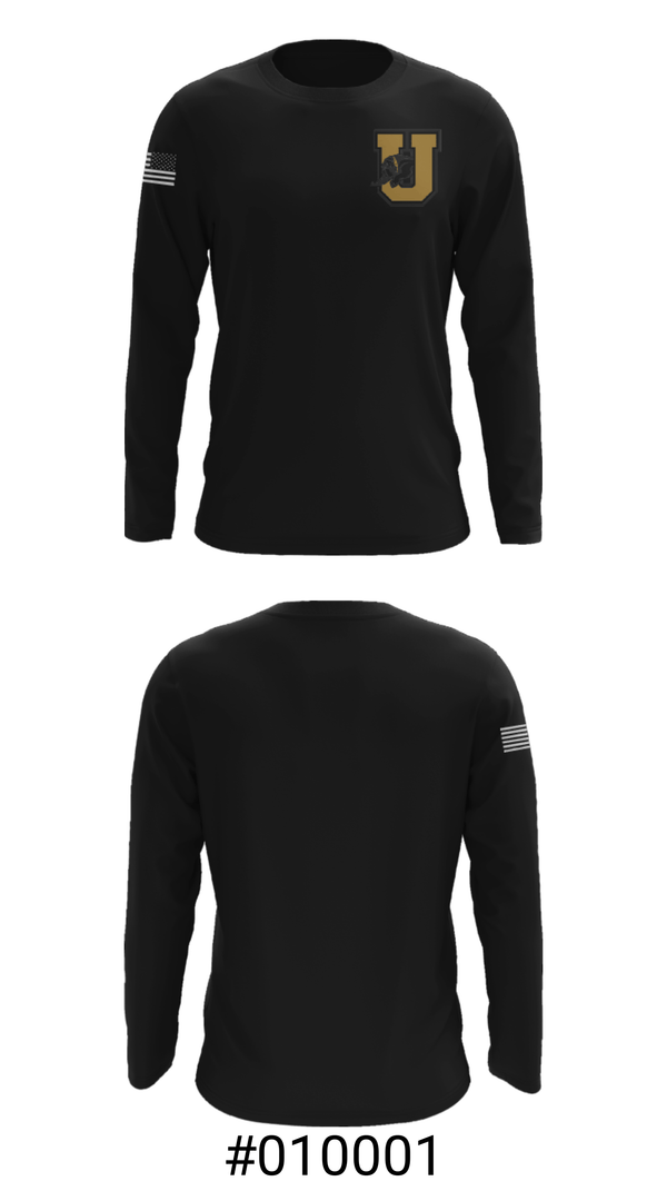 Long Sleeve Performance Shirt, Dugger Union Community High School Basketball, Men's Basketball, Teamtime, Team time, sublimation, custom sports apparel, team uniforms, spirit wear, spiritwear, sports uniforms, custom shirts, team store, custom team store, fundraiser sports, apparel fundraiser