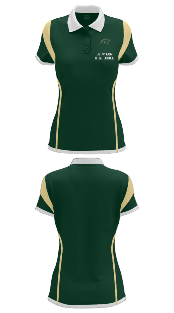 Women's Short Sleeve Performance Polo, SHOW LOW HIGH SCHOOL, Spirit Store, Teamtime, Team time, sublimation, custom sports apparel, team uniforms, spirit wear, spiritwear, sports uniforms, custom shirts, team store, custom team store, fundraiser sports, apparel fundraiser