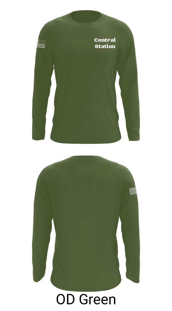 Long Sleeve Performance Shirt, Central Station, Police, Teamtime, Team time, sublimation, custom sports apparel, team uniforms, spirit wear, spiritwear, sports uniforms, custom shirts, team store, custom team store, fundraiser sports, apparel fundraiser