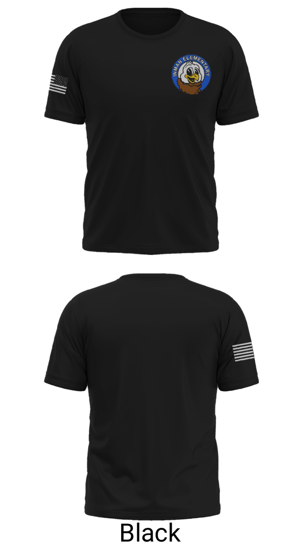 Short Sleeve Performance Shirt, Inman Elementary, Spirit Store, Teamtime, Team time, sublimation, custom sports apparel, team uniforms, spirit wear, spiritwear, sports uniforms, custom shirts, team store, custom team store, fundraiser sports, apparel fundraiser
