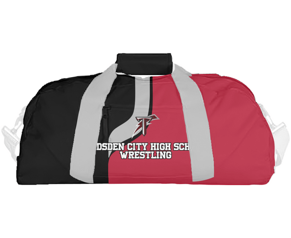 Duffle Bag, Gadsden City High School Wrestling, Wrestling, Teamtime, Team time, sublimation, custom sports apparel, team uniforms, spirit wear, spiritwear, sports uniforms, custom shirts, team store, custom team store, fundraiser sports, apparel fundraiser