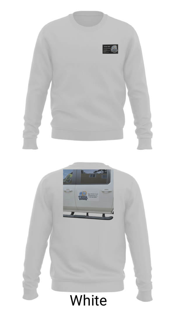 Crew Neck Sweatshirt, Tapia Tennis courts Resulfacing LLC, , Teamtime, Team time, sublimation, custom sports apparel, team uniforms, spirit wear, spiritwear, sports uniforms, custom shirts, team store, custom team store, fundraiser sports, apparel fundraiser