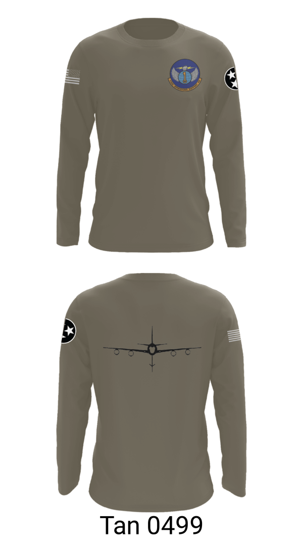 Long Sleeve Performance Shirt, 134 Operations Support Squadron, Air Force, Teamtime, Team time, sublimation, custom sports apparel, team uniforms, spirit wear, spiritwear, sports uniforms, custom shirts, team store, custom team store, fundraiser sports, apparel fundraiser