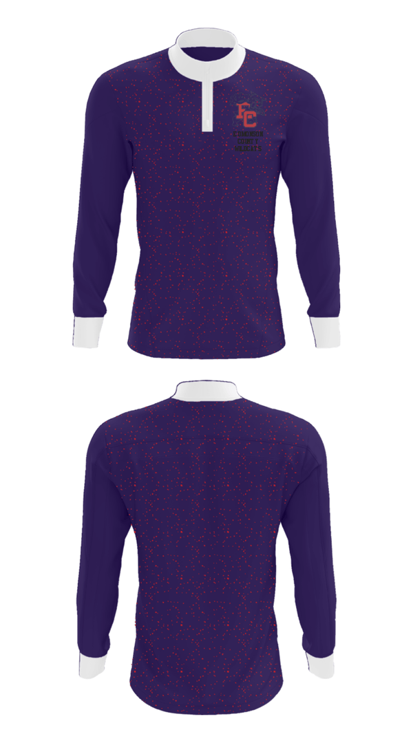 Quarter Zip Jacket, Edmonson County Wildcats, Men's Basketball, Teamtime, Team time, sublimation, custom sports apparel, team uniforms, spirit wear, spiritwear, sports uniforms, custom shirts, team store, custom team store, fundraiser sports, apparel fundraiser