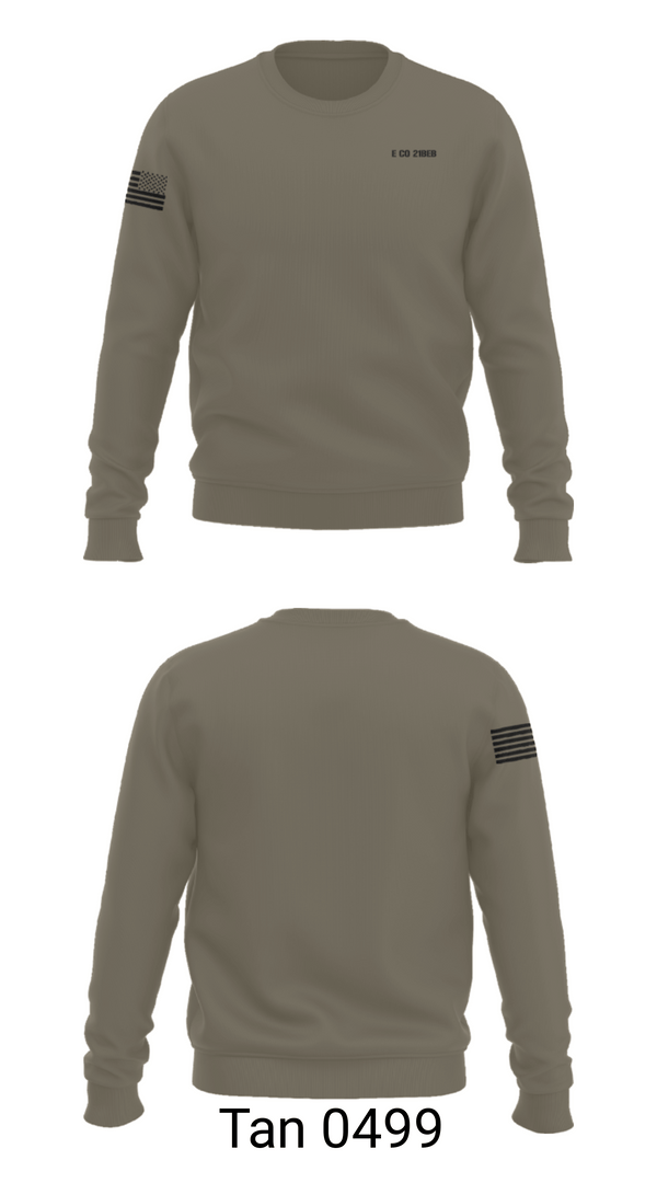 Crew Neck Sweatshirt, E CO 21BEB, Army, Teamtime, Team time, sublimation, custom sports apparel, team uniforms, spirit wear, spiritwear, sports uniforms, custom shirts, team store, custom team store, fundraiser sports, apparel fundraiser