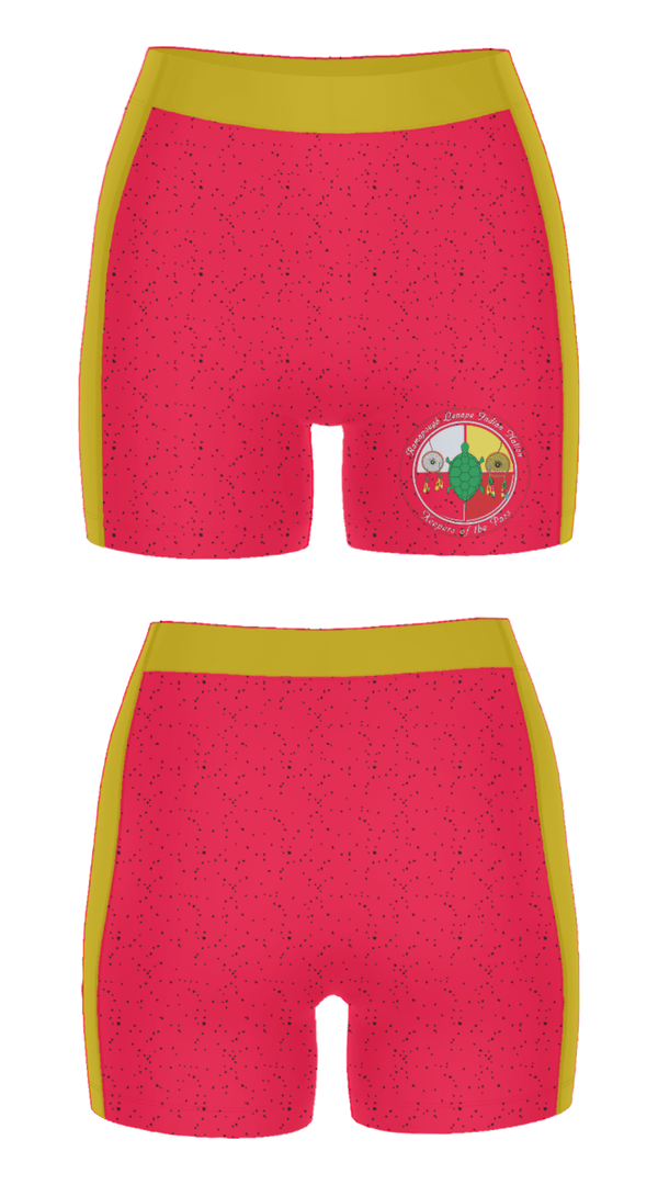 Women's Compression Shorts, RAMAPOUGHS NATIVE NATION, Spirit Store, Teamtime, Team time, sublimation, custom sports apparel, team uniforms, spirit wear, spiritwear, sports uniforms, custom shirts, team store, custom team store, fundraiser sports, apparel fundraiser