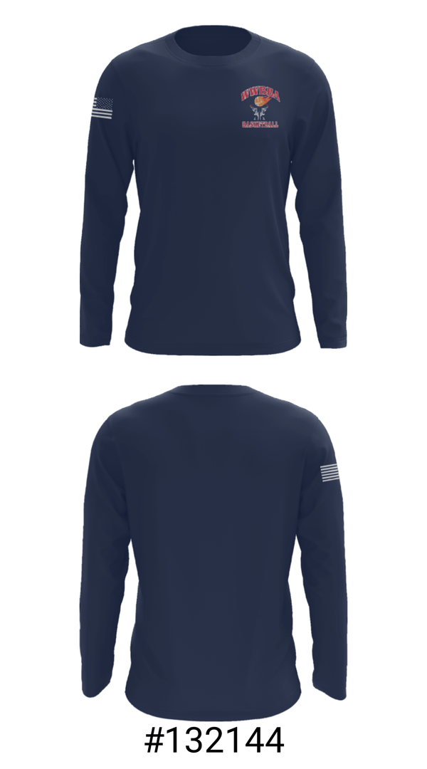 Long Sleeve Performance Shirt, Warrington Warwick Boys Basketball Association, Men's Basketball, Teamtime, Team time, sublimation, custom sports apparel, team uniforms, spirit wear, spiritwear, sports uniforms, custom shirts, team store, custom team store, fundraiser sports, apparel fundraiser