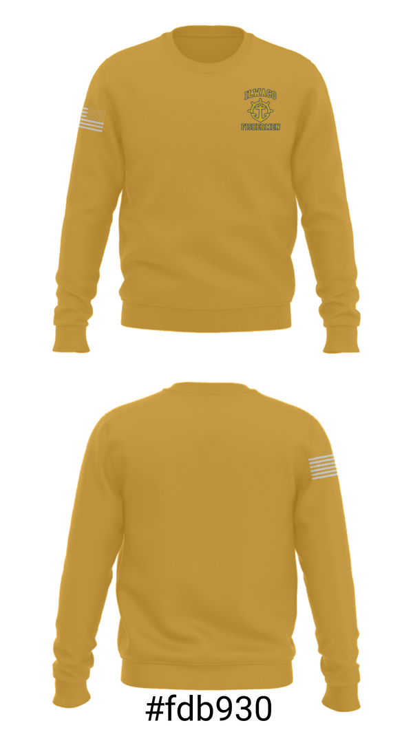 Crew Neck Sweatshirt, Ilwaco High School Wrestling, Wrestling, Teamtime, Team time, sublimation, custom sports apparel, team uniforms, spirit wear, spiritwear, sports uniforms, custom shirts, team store, custom team store, fundraiser sports, apparel fundraiser