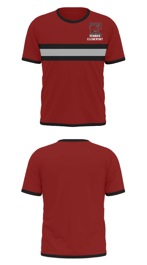 Short Sleeve Performance Shirt, Pennock Elementary, Spirit Store, Teamtime, Team time, sublimation, custom sports apparel, team uniforms, spirit wear, spiritwear, sports uniforms, custom shirts, team store, custom team store, fundraiser sports, apparel fundraiser