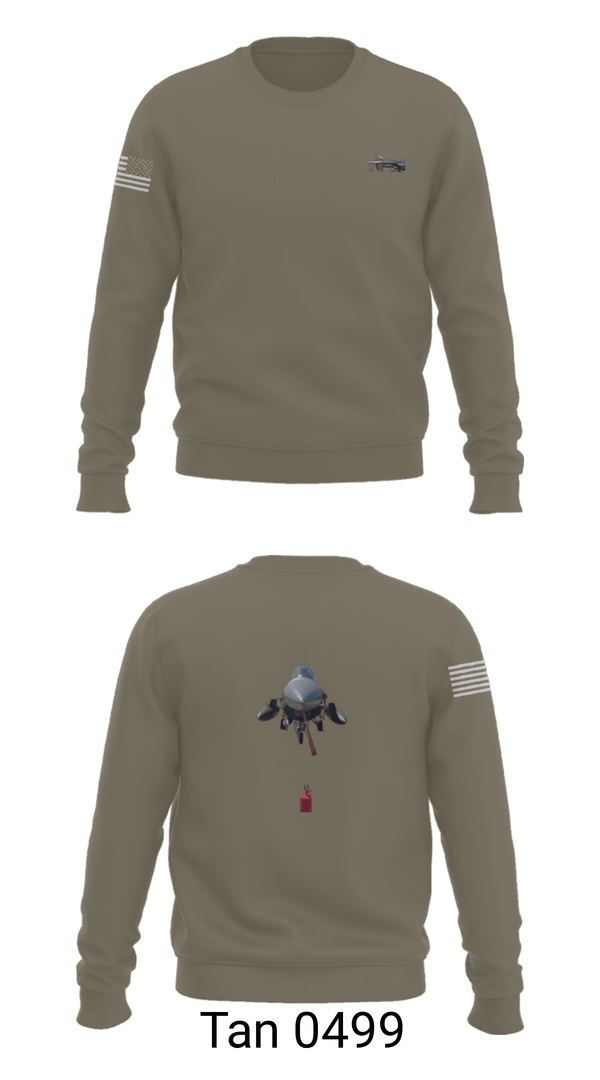 Crew Neck Sweatshirt, 114th fighter wing, National Guard, Teamtime, Team time, sublimation, custom sports apparel, team uniforms, spirit wear, spiritwear, sports uniforms, custom shirts, team store, custom team store, fundraiser sports, apparel fundraiser