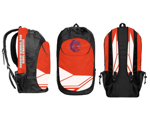 Gear Bag, Tewksbury Memorial High School Gymnastics, Spirit Store, Teamtime, Team time, sublimation, custom sports apparel, team uniforms, spirit wear, spiritwear, sports uniforms, custom shirts, team store, custom team store, fundraiser sports, apparel fundraiser