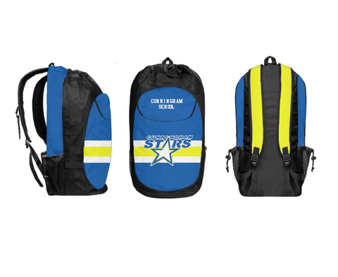 Gear Bag, Cunningham School, Men's Basketball, Teamtime, Team time, sublimation, custom sports apparel, team uniforms, spirit wear, spiritwear, sports uniforms, custom shirts, team store, custom team store, fundraiser sports, apparel fundraiser