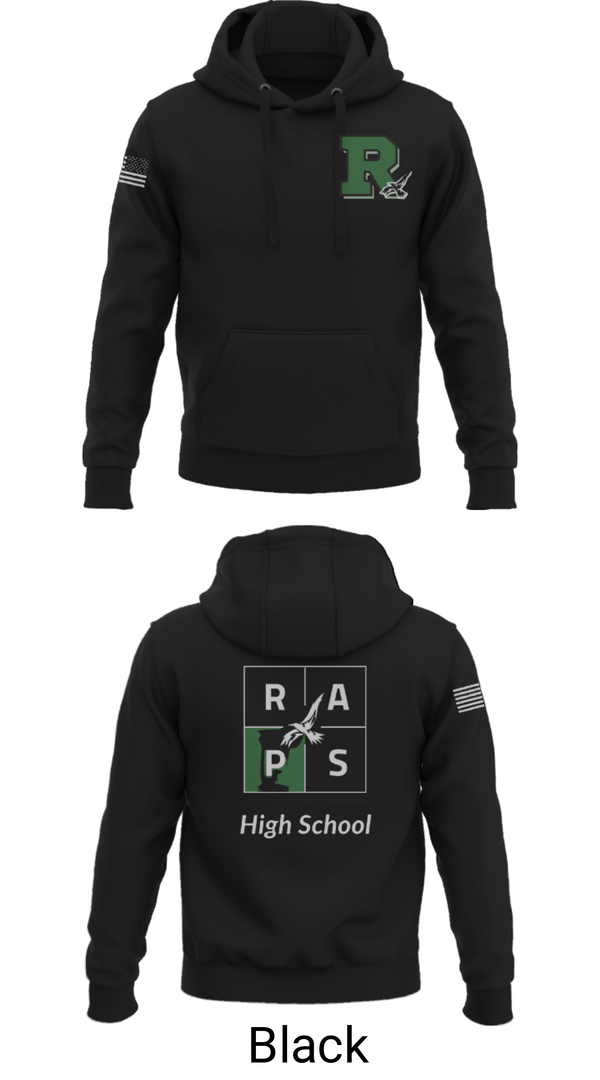 Hoodie, Rapoport Academy Public School-Meyer High School Basketball, Women's Basketball, Teamtime, Team time, sublimation, custom sports apparel, team uniforms, spirit wear, spiritwear, sports uniforms, custom shirts, team store, custom team store, fundraiser sports, apparel fundraiser