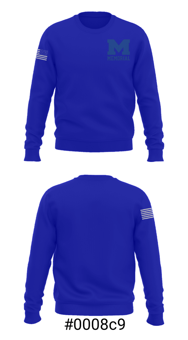 Crew Neck Sweatshirt, Reitz Memorial High School, Spirit Store, Teamtime, Team time, sublimation, custom sports apparel, team uniforms, spirit wear, spiritwear, sports uniforms, custom shirts, team store, custom team store, fundraiser sports, apparel fundraiser
