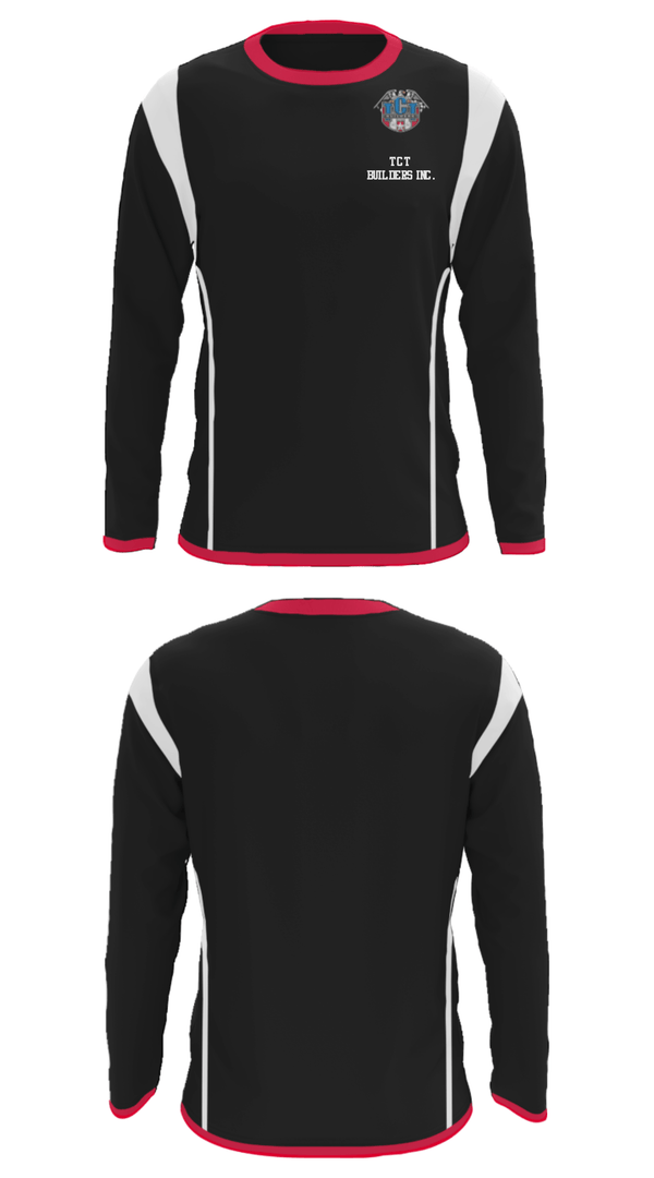 Long Sleeve Performance Shirt, TCT Builders Inc., , Teamtime, Team time, sublimation, custom sports apparel, team uniforms, spirit wear, spiritwear, sports uniforms, custom shirts, team store, custom team store, fundraiser sports, apparel fundraiser