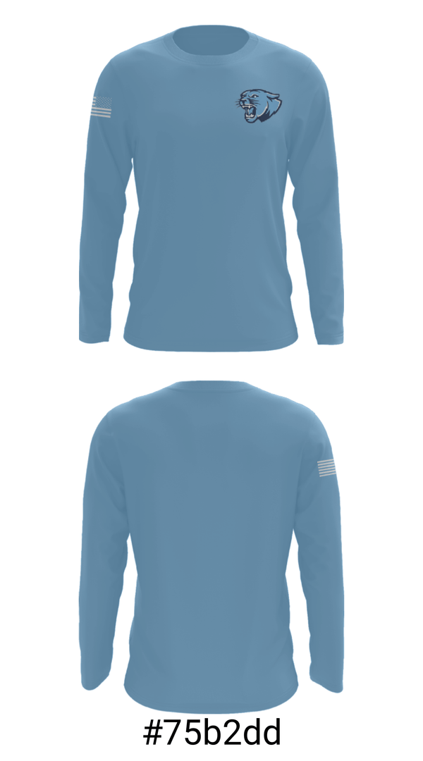 Long Sleeve Performance Shirt, Crow High School, Spirit Store, Teamtime, Team time, sublimation, custom sports apparel, team uniforms, spirit wear, spiritwear, sports uniforms, custom shirts, team store, custom team store, fundraiser sports, apparel fundraiser
