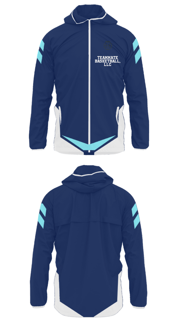 Windbreaker, Teammate Basketball, Llc, Men's Basketball, Teamtime, Team time, sublimation, custom sports apparel, team uniforms, spirit wear, spiritwear, sports uniforms, custom shirts, team store, custom team store, fundraiser sports, apparel fundraiser