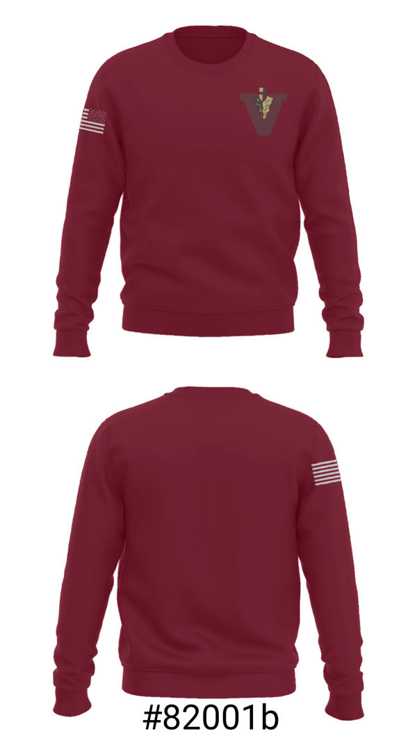 Crew Neck Sweatshirt, Vidalia High School, Spirit Store, Teamtime, Team time, sublimation, custom sports apparel, team uniforms, spirit wear, spiritwear, sports uniforms, custom shirts, team store, custom team store, fundraiser sports, apparel fundraiser