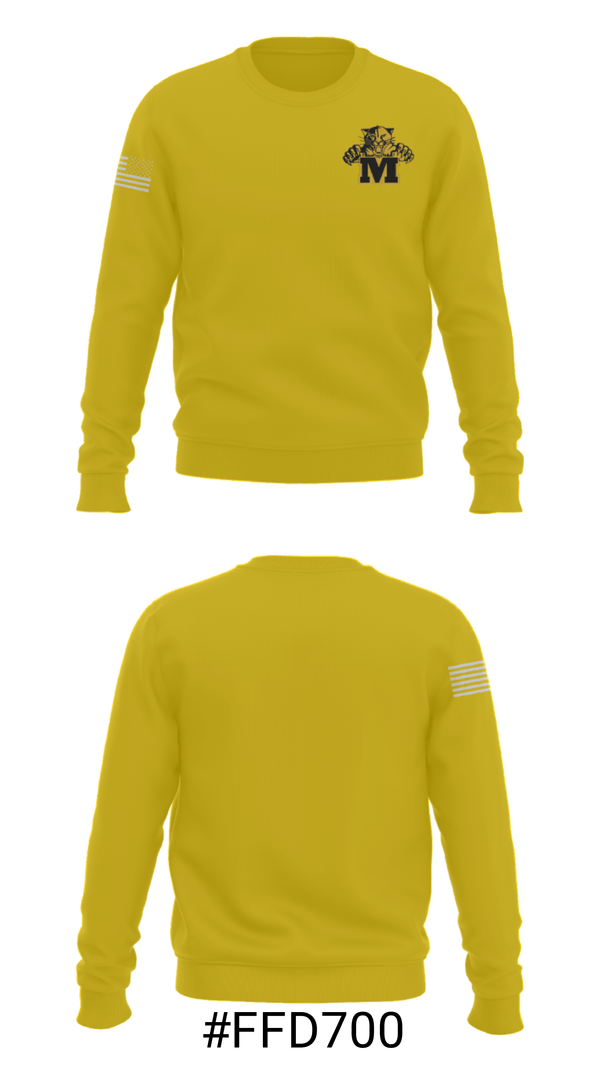 Crew Neck Sweatshirt, Madill High School Basketball, Women's Basketball, Teamtime, Team time, sublimation, custom sports apparel, team uniforms, spirit wear, spiritwear, sports uniforms, custom shirts, team store, custom team store, fundraiser sports, apparel fundraiser