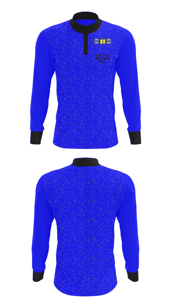 Quarter Zip Jacket, High Tech High Media Arts, Spirit Store, Teamtime, Team time, sublimation, custom sports apparel, team uniforms, spirit wear, spiritwear, sports uniforms, custom shirts, team store, custom team store, fundraiser sports, apparel fundraiser