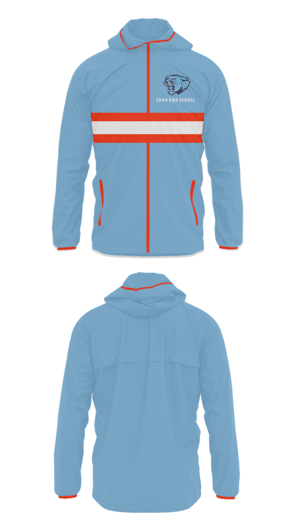 Windbreaker, Crow High School, Spirit Store, Teamtime, Team time, sublimation, custom sports apparel, team uniforms, spirit wear, spiritwear, sports uniforms, custom shirts, team store, custom team store, fundraiser sports, apparel fundraiser
