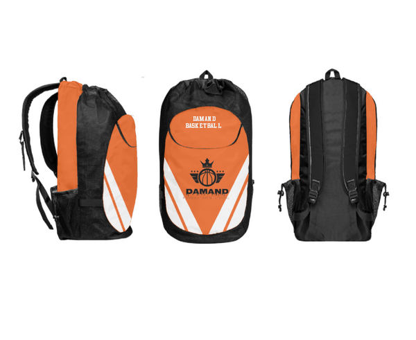 Gear Bag, Damand Basketball, Men's Basketball, Teamtime, Team time, sublimation, custom sports apparel, team uniforms, spirit wear, spiritwear, sports uniforms, custom shirts, team store, custom team store, fundraiser sports, apparel fundraiser